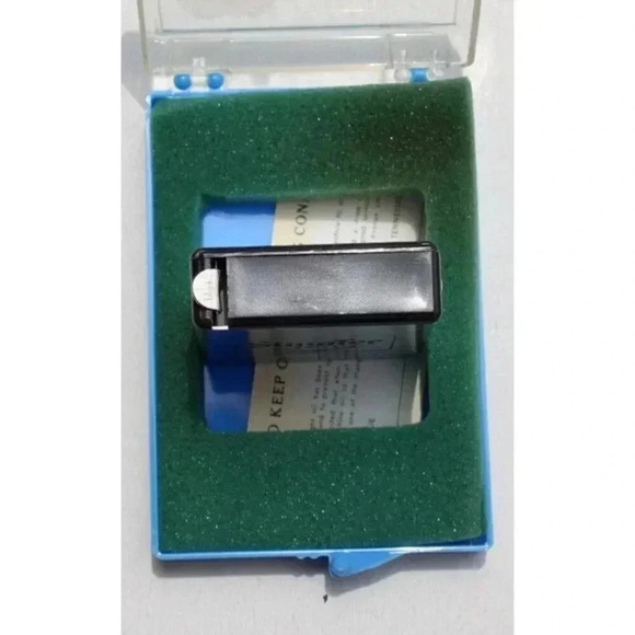 Vintage METAL Stauffer Checmicals Advertising Tape Measure Measuring Tape - Picture 2 of 2